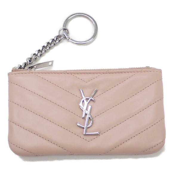 Saint Laurent Tan Silver Hardware Pouch - Picture 1 of 9